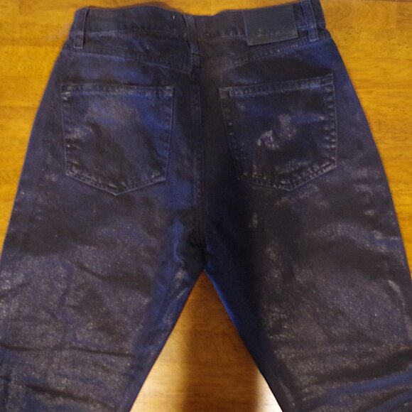 Only Riley High Rise Coated Straight Jeans - Picture 3 of 5